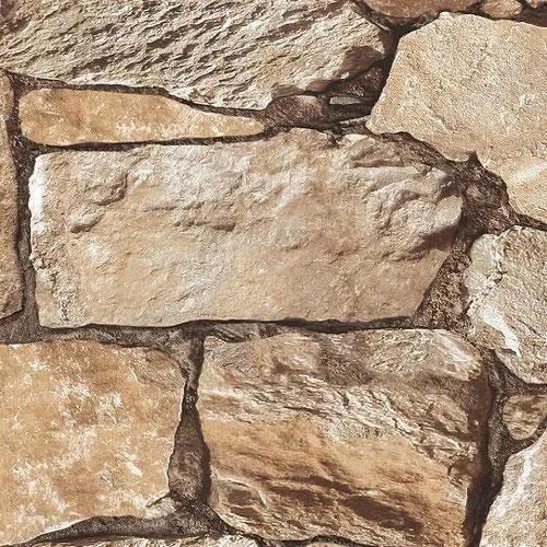 Vliesové tapety, kameň hnedý, Roll in Stones J95508, UGEPA, rozmer 10,05 m x 0,53 m