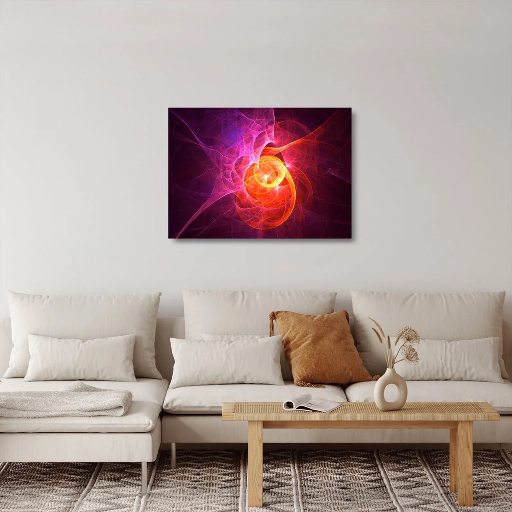 Moderný abstraktný sklenený obraz (70x50 cm)