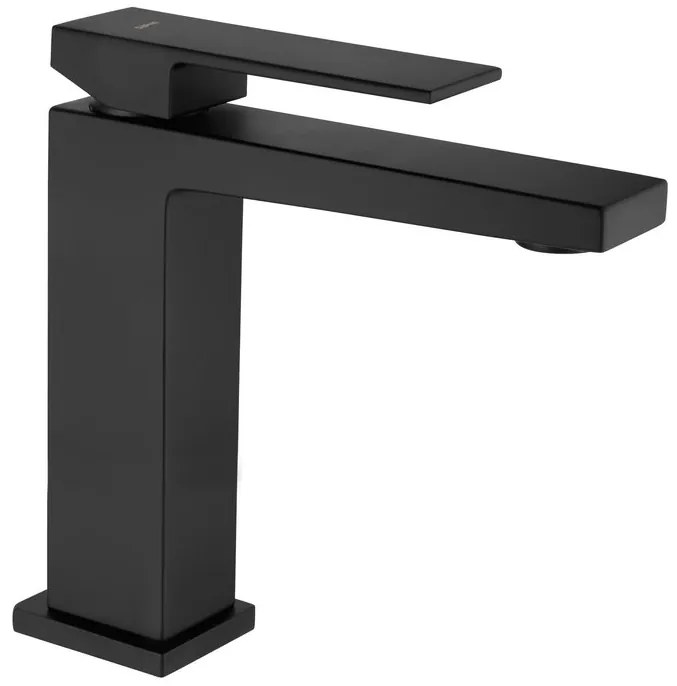 Sapho Sapho, LATUS stojánkova umývadlová batéria bez výpuste, výška 180mm, čierna matná, 1102-74B