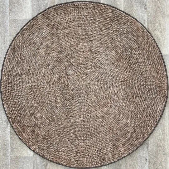 Protišmykový koberec BARI PRINT 250738W-1 kruh