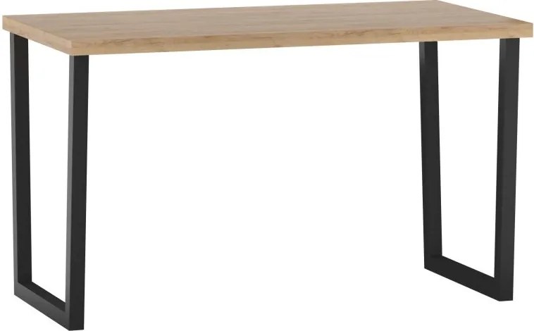Vintino Jedálenský stôl DARIAN 128 × 67 cm dub zlatý/čierny