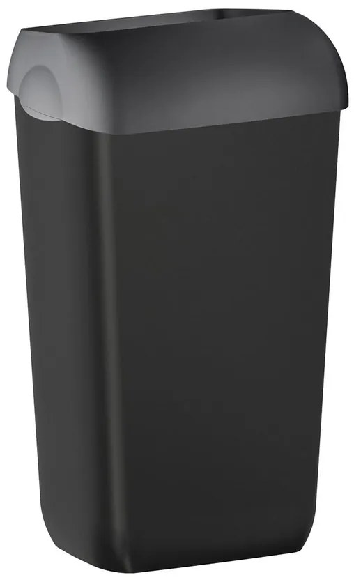 Sapho, Odpadkový koš závesný 23l, ABS čierna mat, A74201NE
