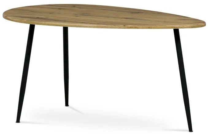 Autronic BONTEC Odkladací stolík 100x60cm, mdf, divoký dub, AF-3012 OAK Farba: Biela