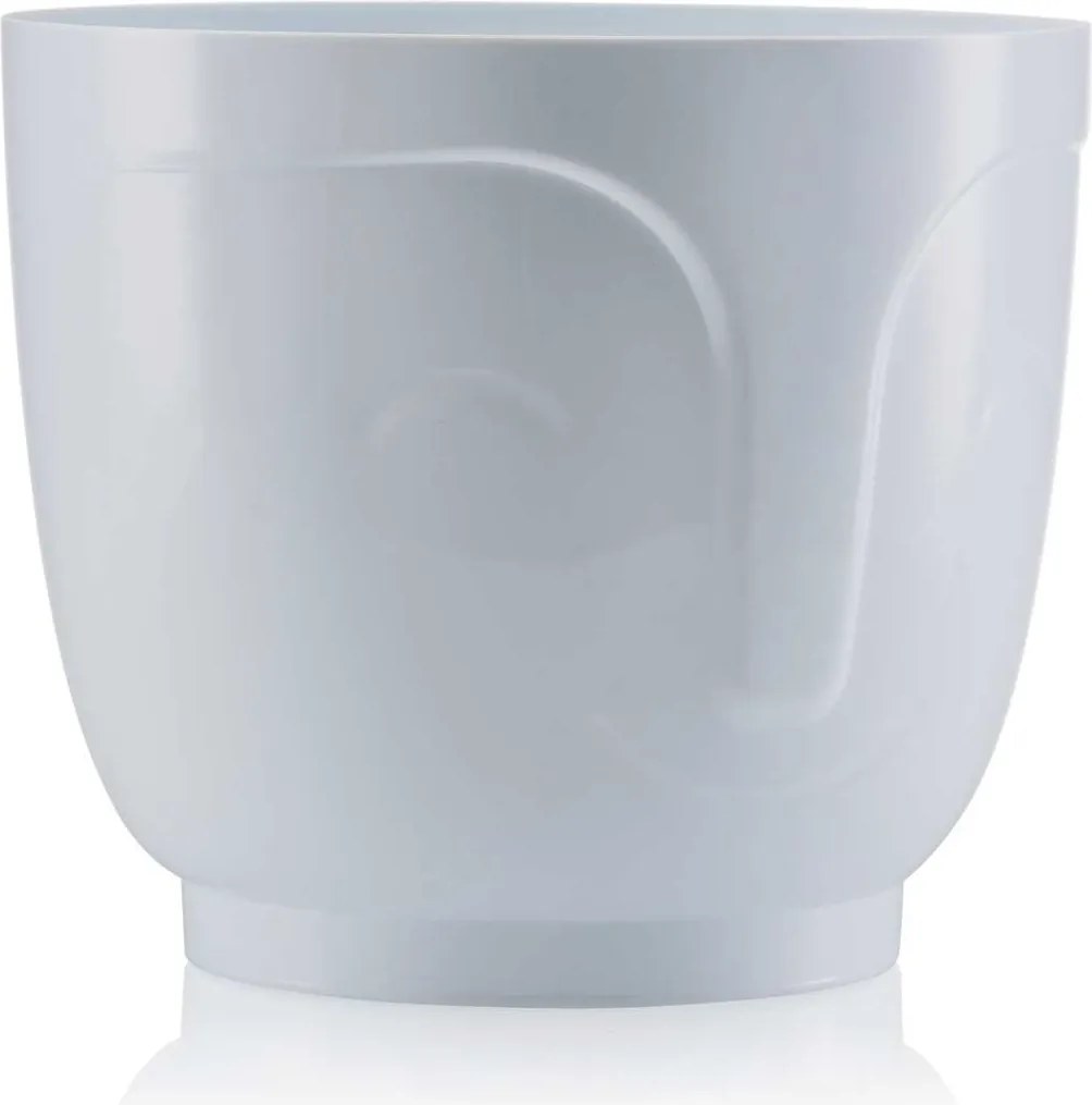 Sada 2 květináčů Zoe bílá