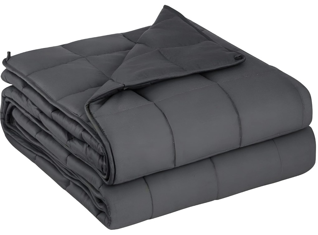 Ruhhy 19533 Záťažová prikrývka antistresová 6 kg, 150 x 200 cm šedá