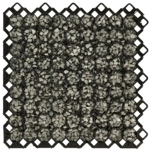 Bestent Zatrávňovacia dlažba plastová 60x60x4cm Black MULTI GRID