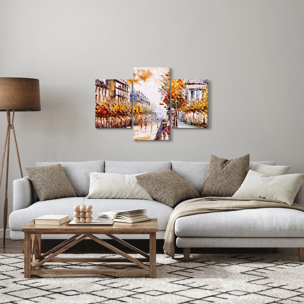 Obraz - Ulica v Paríži (90x60 cm)