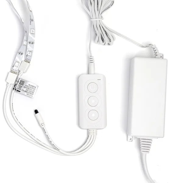 Aigostar - LED RGBW Stmievateľný pásik LED/48W/12V 2x7,5 m Wi-Fi