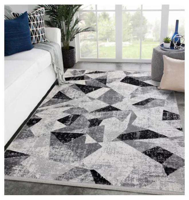 Kusový koberec Heria antracitový 160x220cm