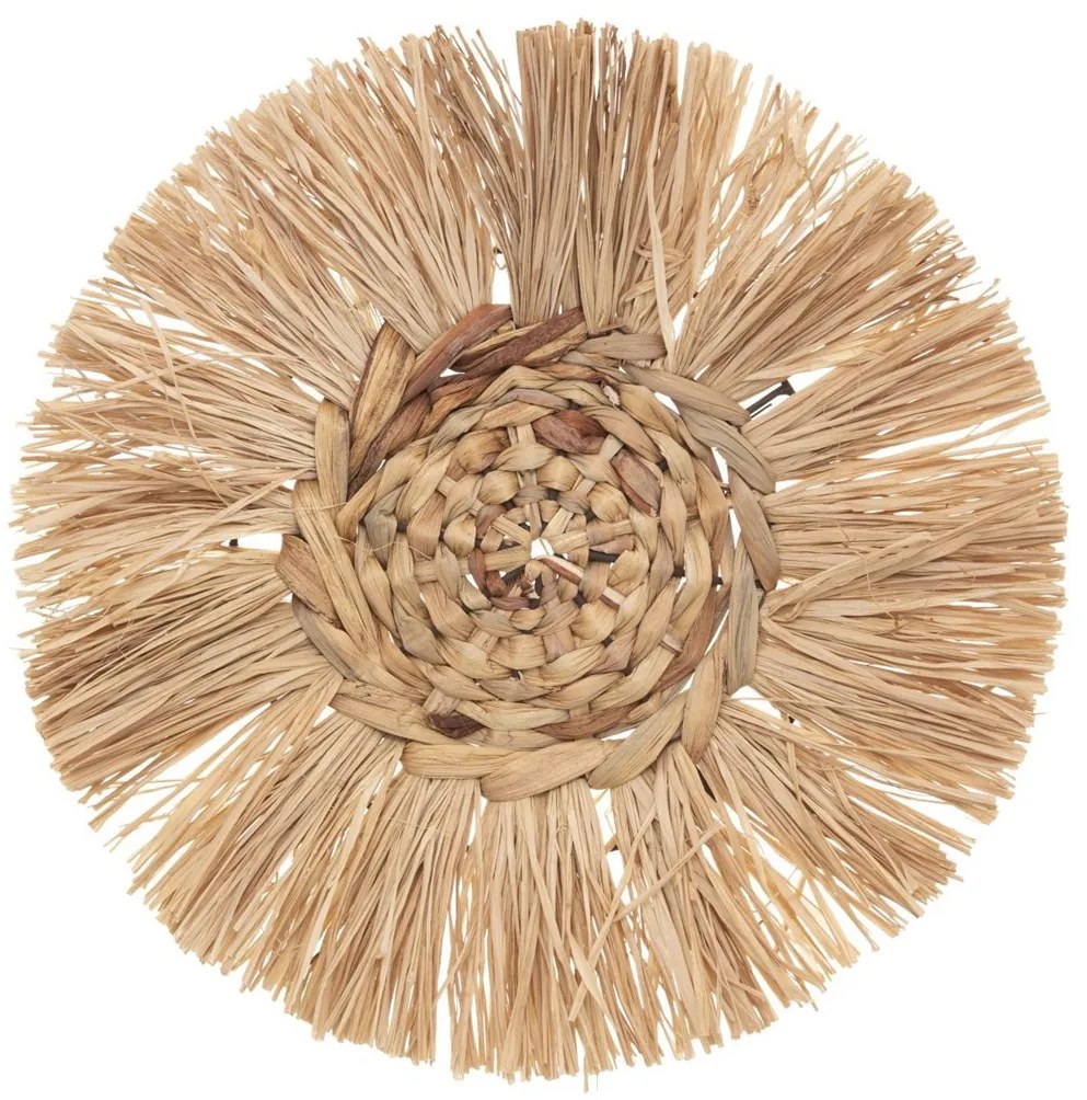 Dekorácia na stenu z rafie Raffia (fi) 36 cm + 30 cm + 25 cm sada 3ks