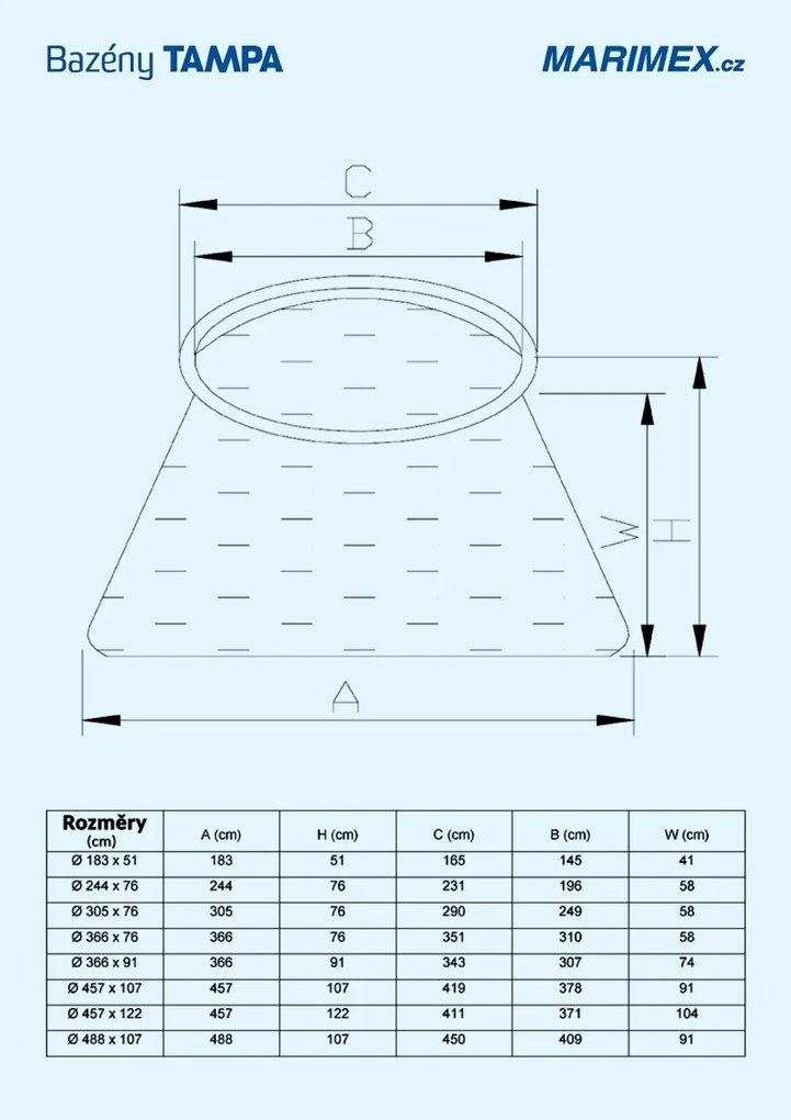 Intex | Bazén Tampa 3,05x0,76 m s pieskovou filtráciou | 10340123