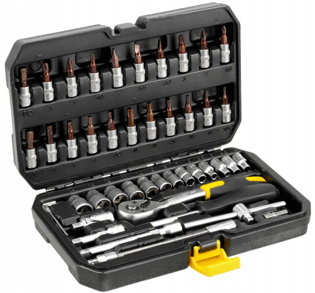 CROWNMAN Box na náradie pre nástrčné kľúče, 46 kusov