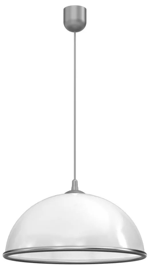 Luster na lanku KITCHEN 1xE27/15W/230V biela/chróm