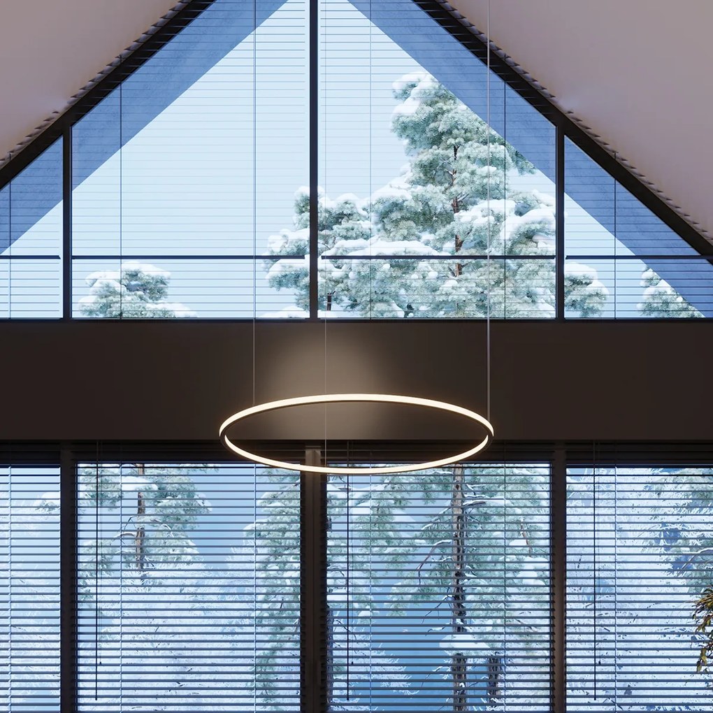 Závesné LED svietidlo Risa 120, 1x LED 76w, 3000k, b
