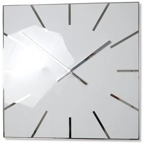 Dizajnové nástenné hodiny Exact Flex z119-2-0-x, 50 cm, biele