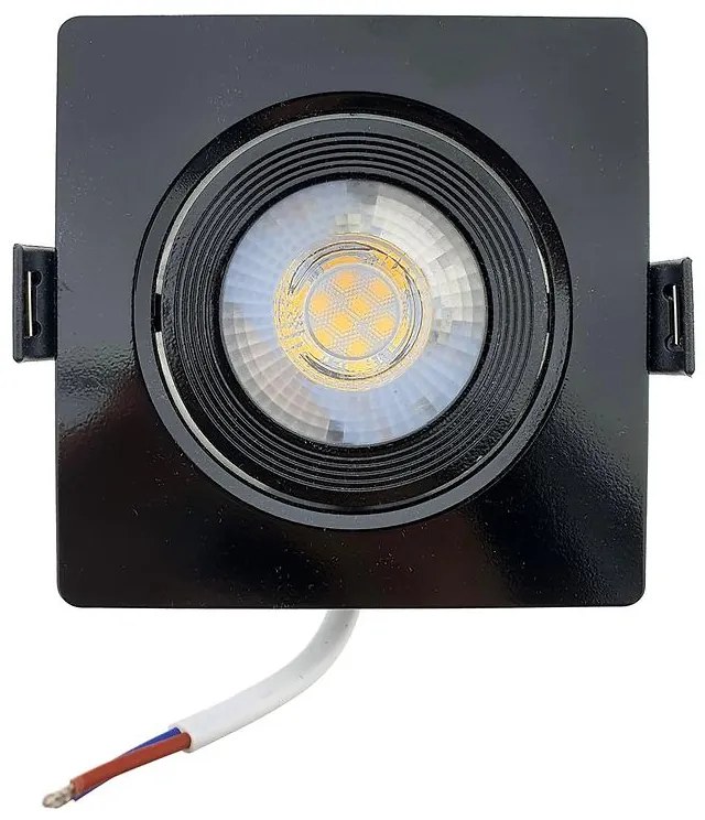 Bodové svietidlo TR 427 7W čierny lesk námestie