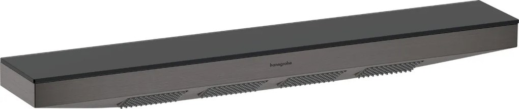 Hansgrohe Rainfinity, šijová sprcha 500 1jet s poličkou, kartáčovaný čierny chróm, HAN-26243340