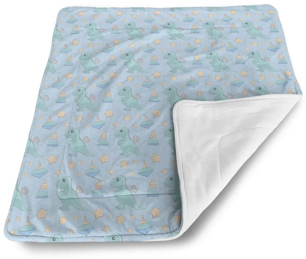 Sablio Deka pre bábätko Naťahovací dinosaurus - 90x120 cm