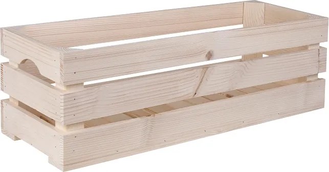 ČistéDrevo Drevená debnička 60x22x20 cm