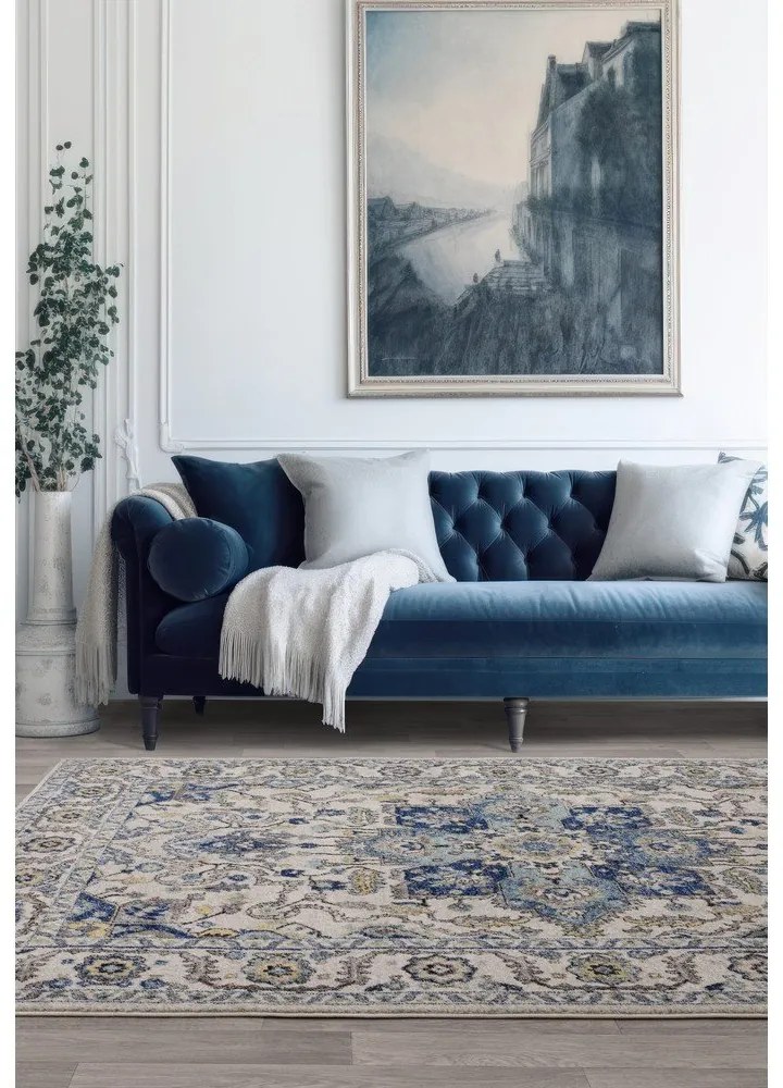 Modrý koberec 120x170 cm Nova Persian Blue – Asiatic Carpets