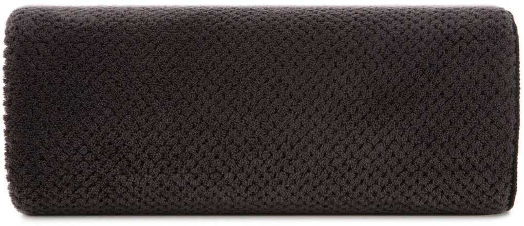 RÝCHLOSCHNÚCI UTERÁK Z MIKROVLÁKNA ZOE1 50X90 CM ČIERNA