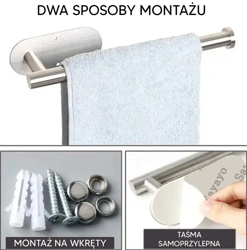 APT Daalo  Držák na papírové utěrky stříbrný