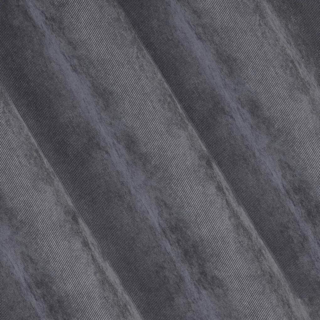 Sivý zatemňovací záves so štruktúrou menčestru 140 x 250 cm