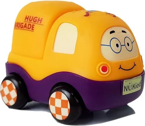 LEAN Toys Sada autíčok, polícia a sanitka, pre bábätká s pohonom, 4 ks