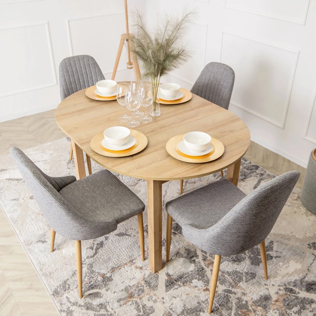 PROXIMA.store - Čalúnená jedálenská stolička TORINO FARBA: čierna