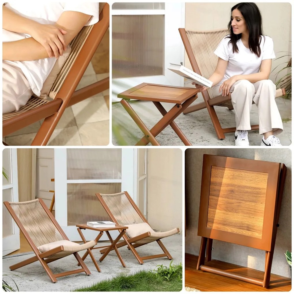 Záhradná zostava Relax toffi karamelovo hnedá