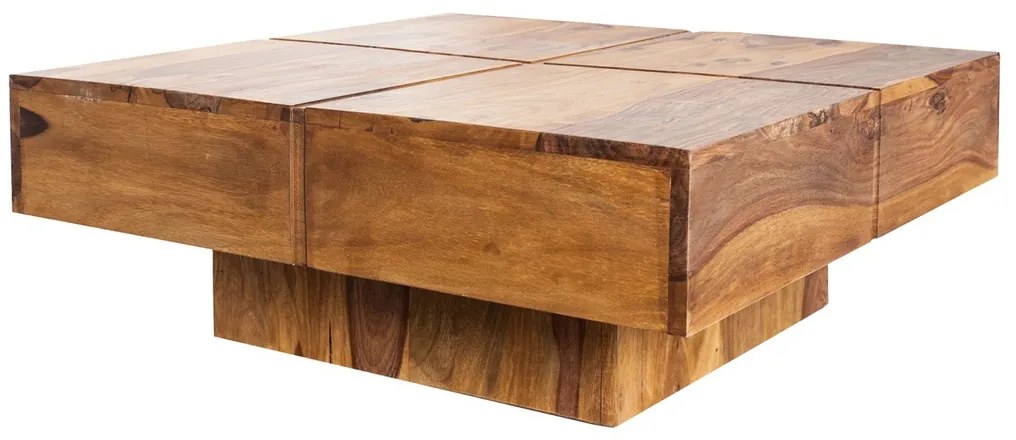 Dizajnový konferenčný stolík Dash 70 cm sheesham