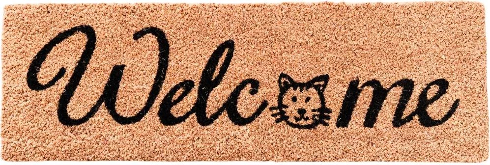 Home Elements Rohožka Welcome s mačacou hlavou