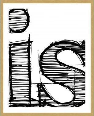 Rámovaný obraz Is, 40x50 cm%