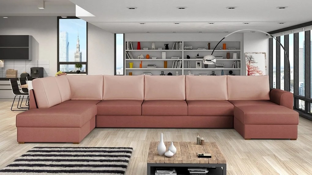 Rohová sedačka Astana Large Premium, Dostupné poťahy: Abriamo 04, Strana: Ľavá - U