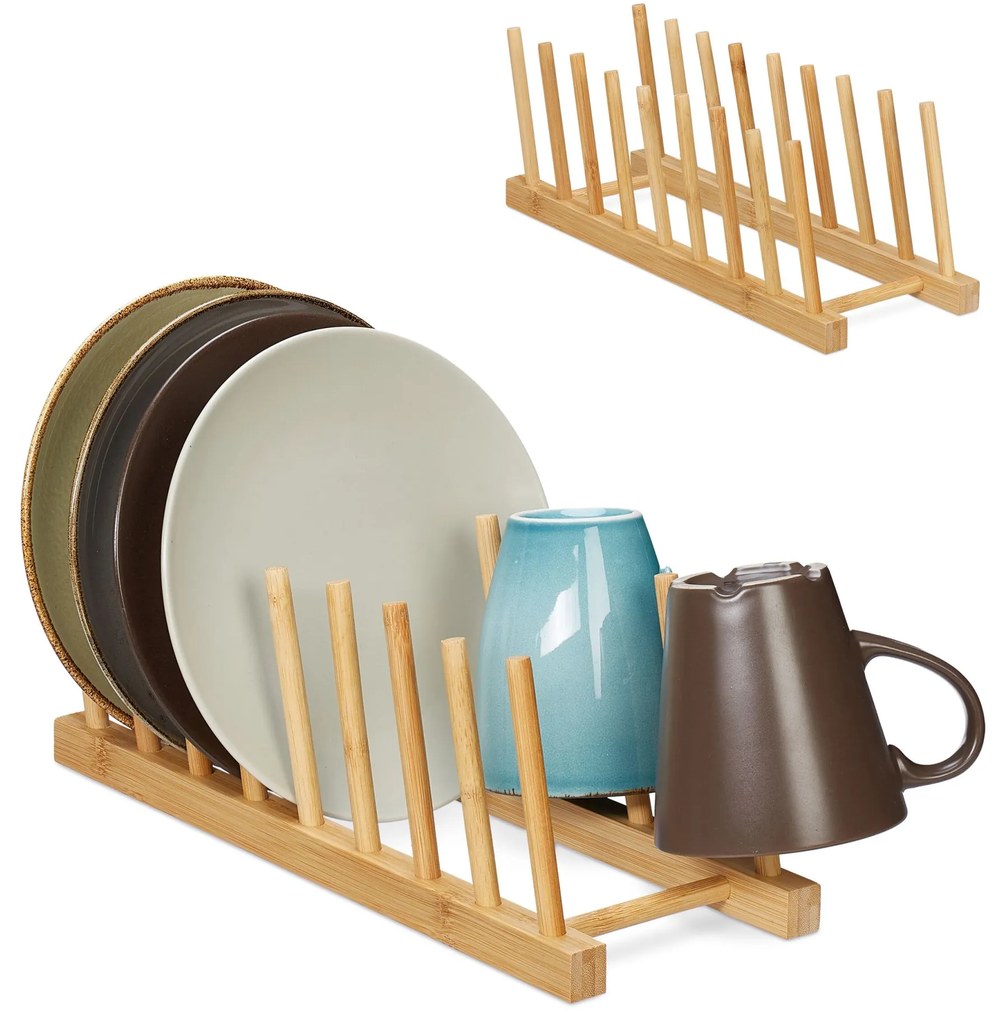 Sada 2 stojanov na bambusové taniere RD45306