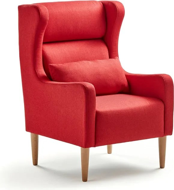 Kreslo LUCKY, čalúnenie Medley, červená