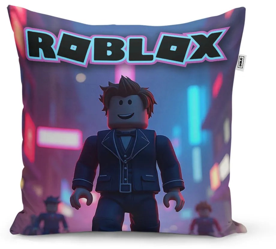 Sablio Vankúš ROBLOX Neónové mesto - 50x50 cm