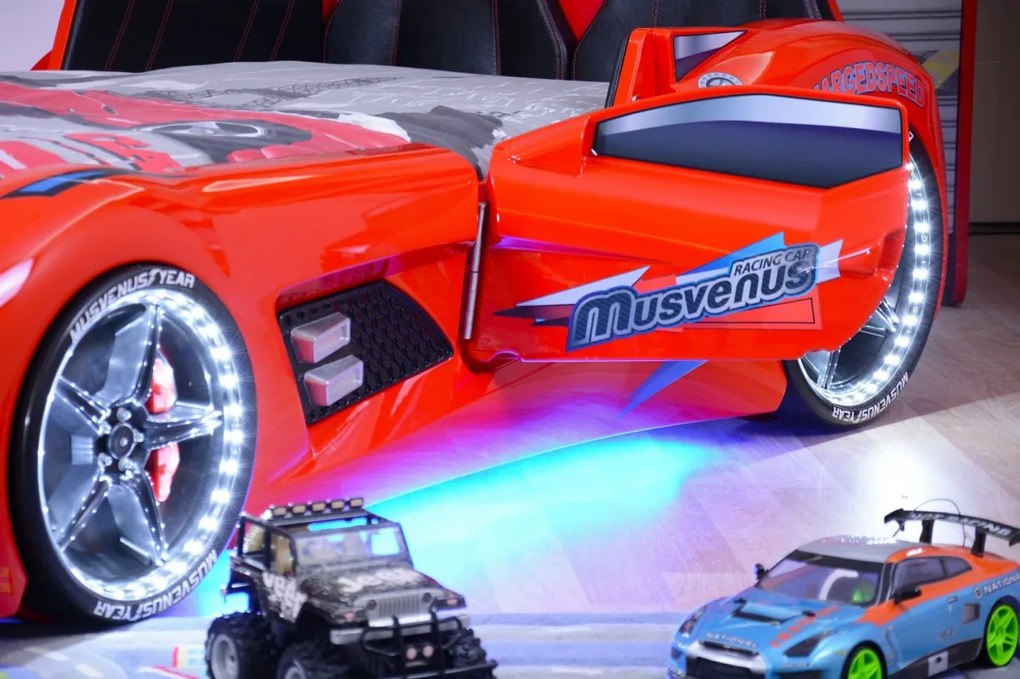 Detská posteľ Auto Mkl červená