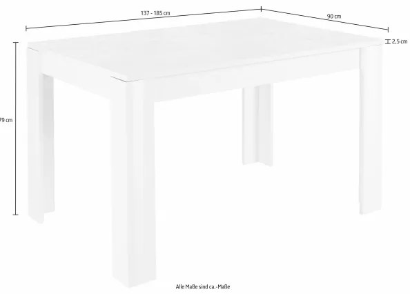 Rozkladací jedálenský stôl ARIA dub sonoma