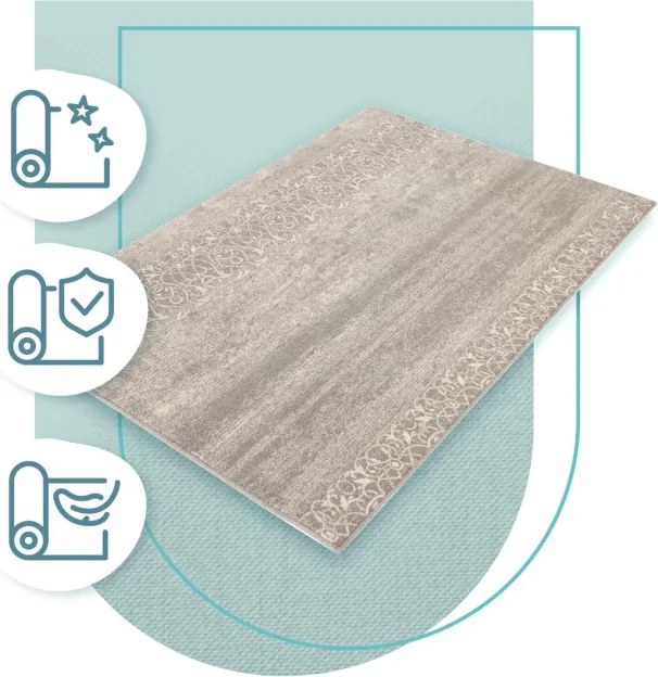 Koberec Agnella Isfahan M Ladan Antracyt