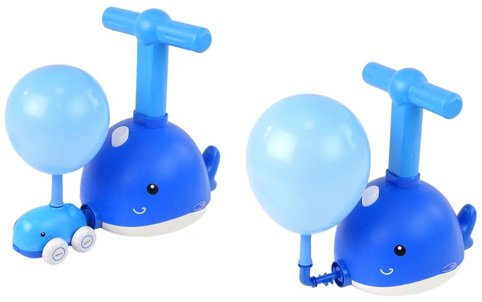 LEAN TOYS Autíčko na nafukovacie balóny - Veľryba