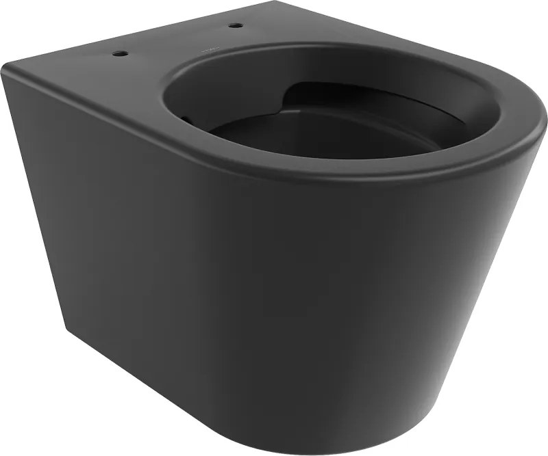 Mexen Rico miska wc Rimless, čierna matná - 3372XX85