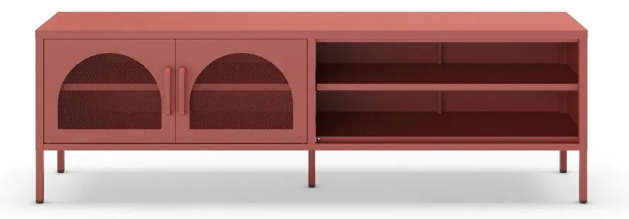 TV stolík v tehlovej farbe 160x50 cm Diora – Marckeric