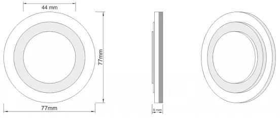 LDST LI-01-SS-BC8 - Osvetlenie schodiska LILI 8xLED/1,2W/230V