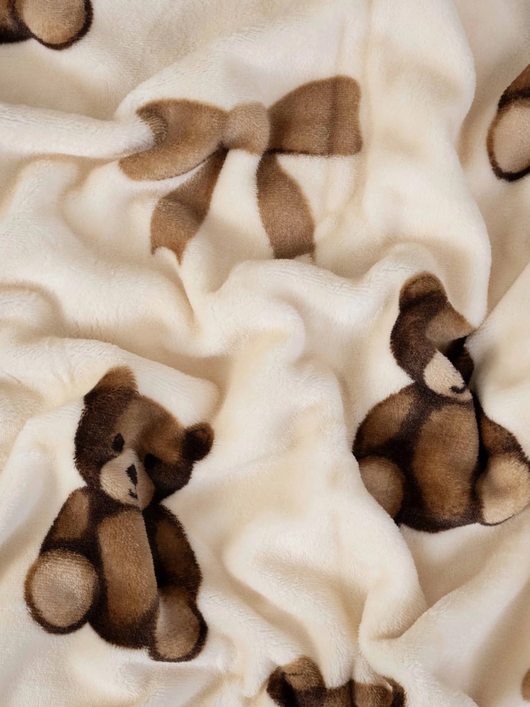 Obliečka na vankúšik mikroplyš Exclusive 40 × 40 cm - Plyšové medvedíky