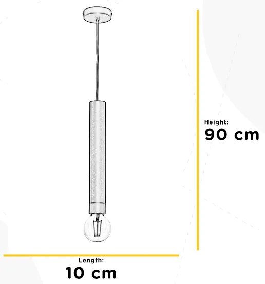 ONLI - Luster na lanku DORA 1xE27/15W/230V čierna
