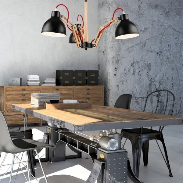 Prisadený luster MARCELLO 3xE27/60W/230V