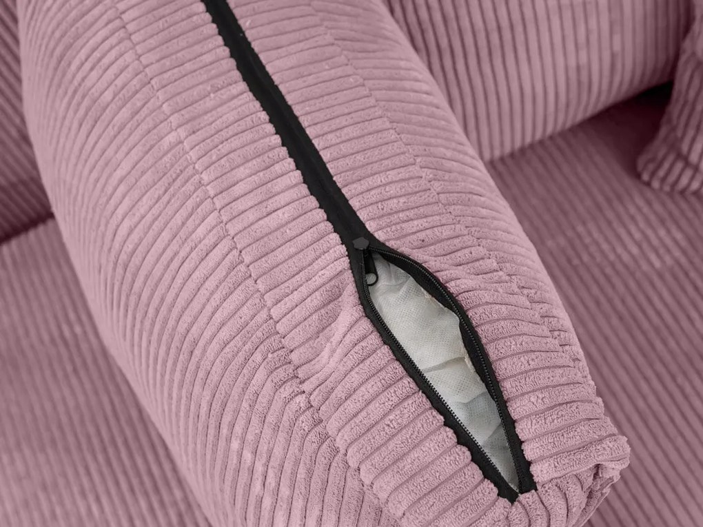 Svetlofialová rohová pohovka SMART COSARO, obojstranná + 2 vankúšiky ZDARMA