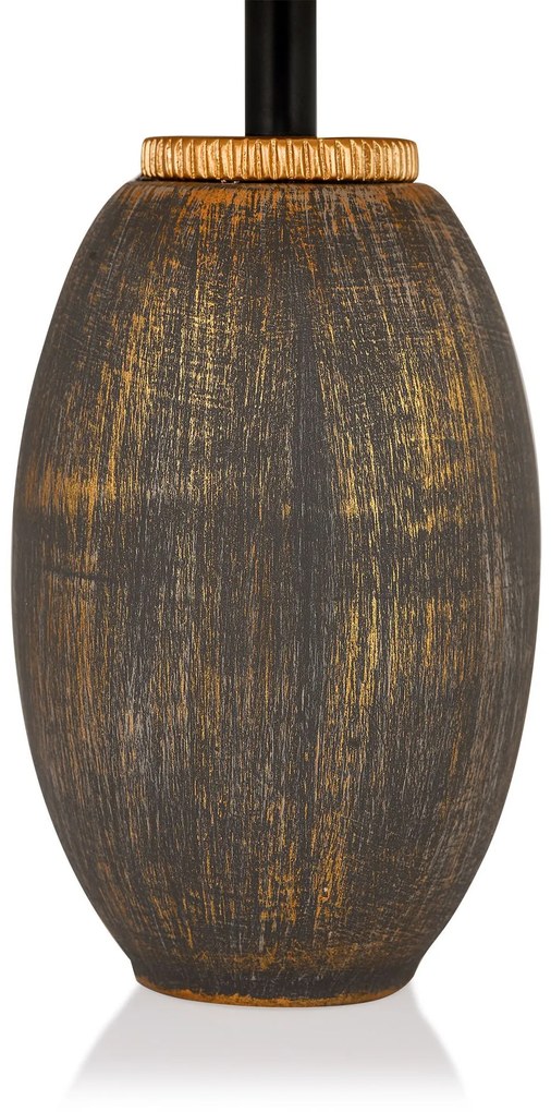 Stolová lampa Elev hnedá/zlatá