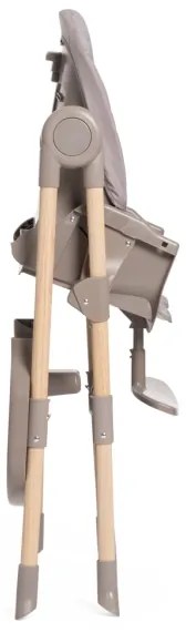 Chicco - Detská jedálenská stolička Polly Essential - šedá/hnedá